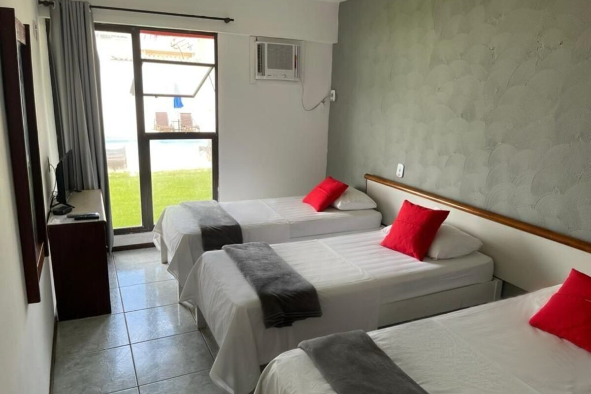Triple Room, 3 Single Beds | Minibar, in-room safe, free WiFi, bed sheets