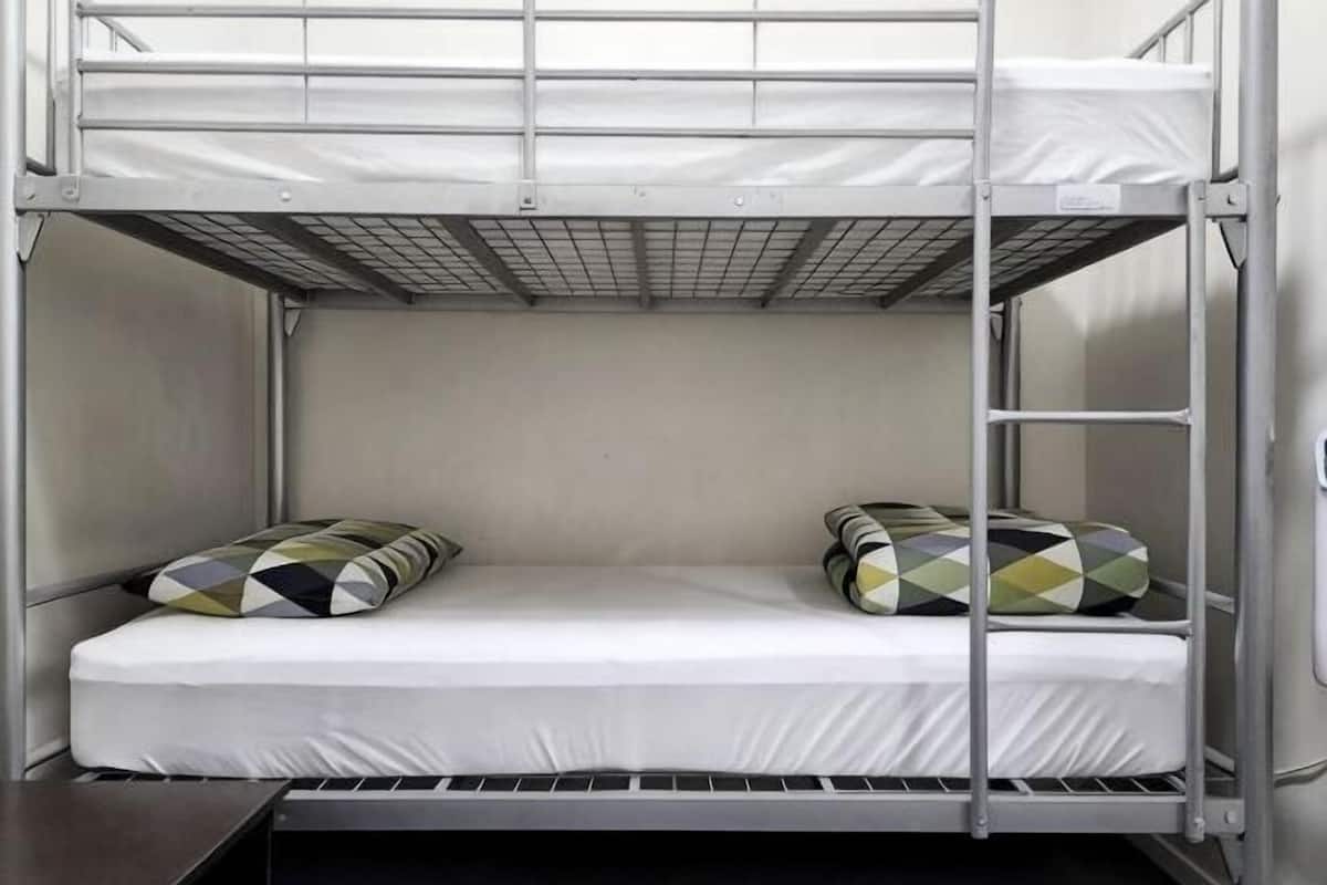 Desk, soundproofing, WiFi (free), bed sheets