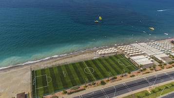 Private beach