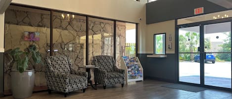 Lobby sitting area