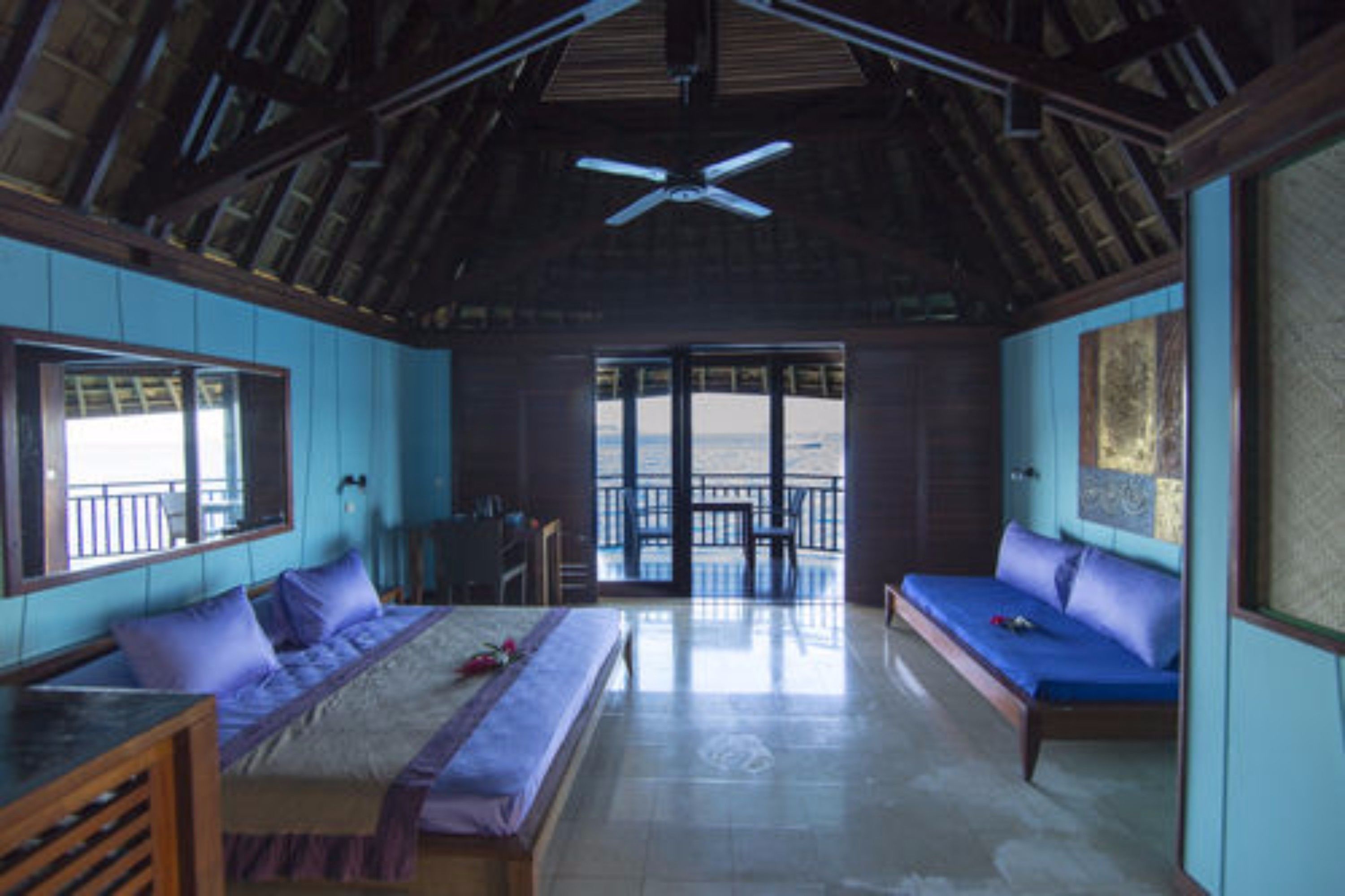 panoramic bungalow, ensuite, sea view (sur pilotis) | desk, iron/ironing board, free cots/infant beds, free rollaway beds