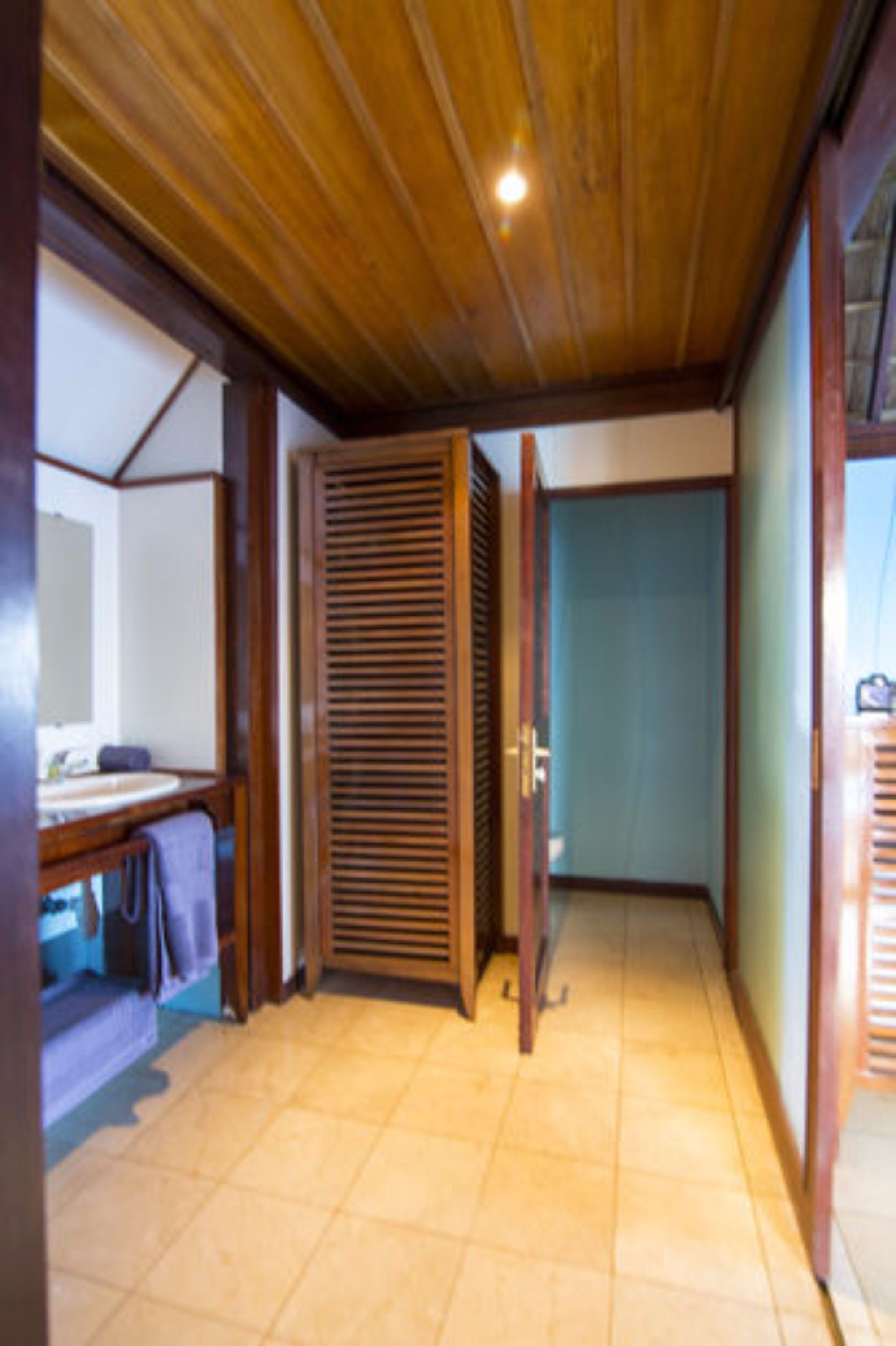 panoramic bungalow, ensuite, sea view (sur pilotis) | bathroom | shower, free toiletries, hair dryer, towels