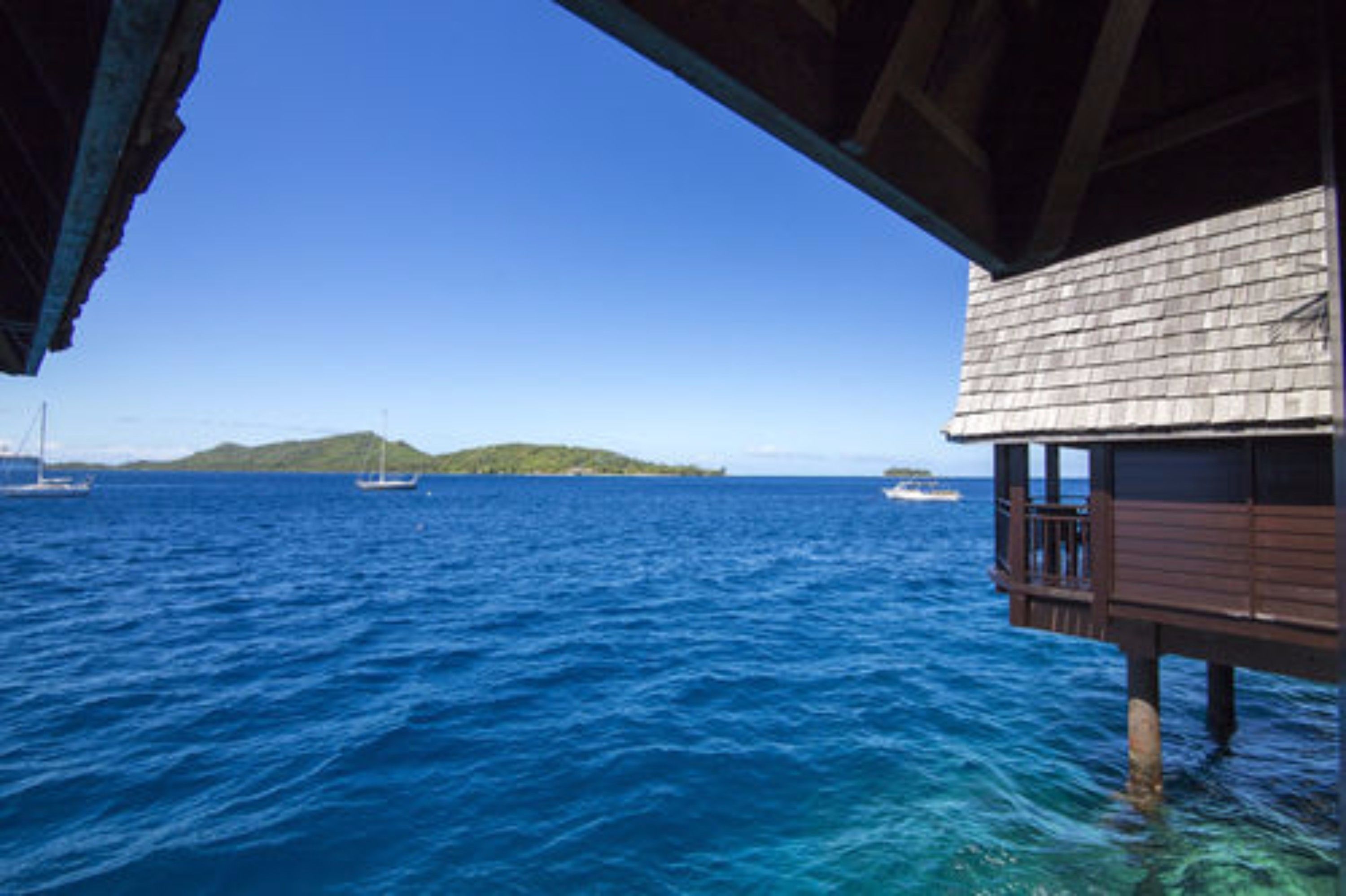 panoramic bungalow, ensuite, sea view (sur pilotis) | view from room