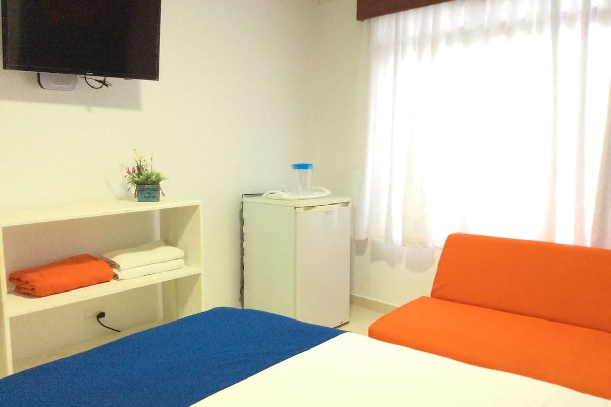 Biancheria da letto di alta qualità, una cassaforte in camera
