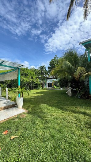 Blick von der Unterkunft