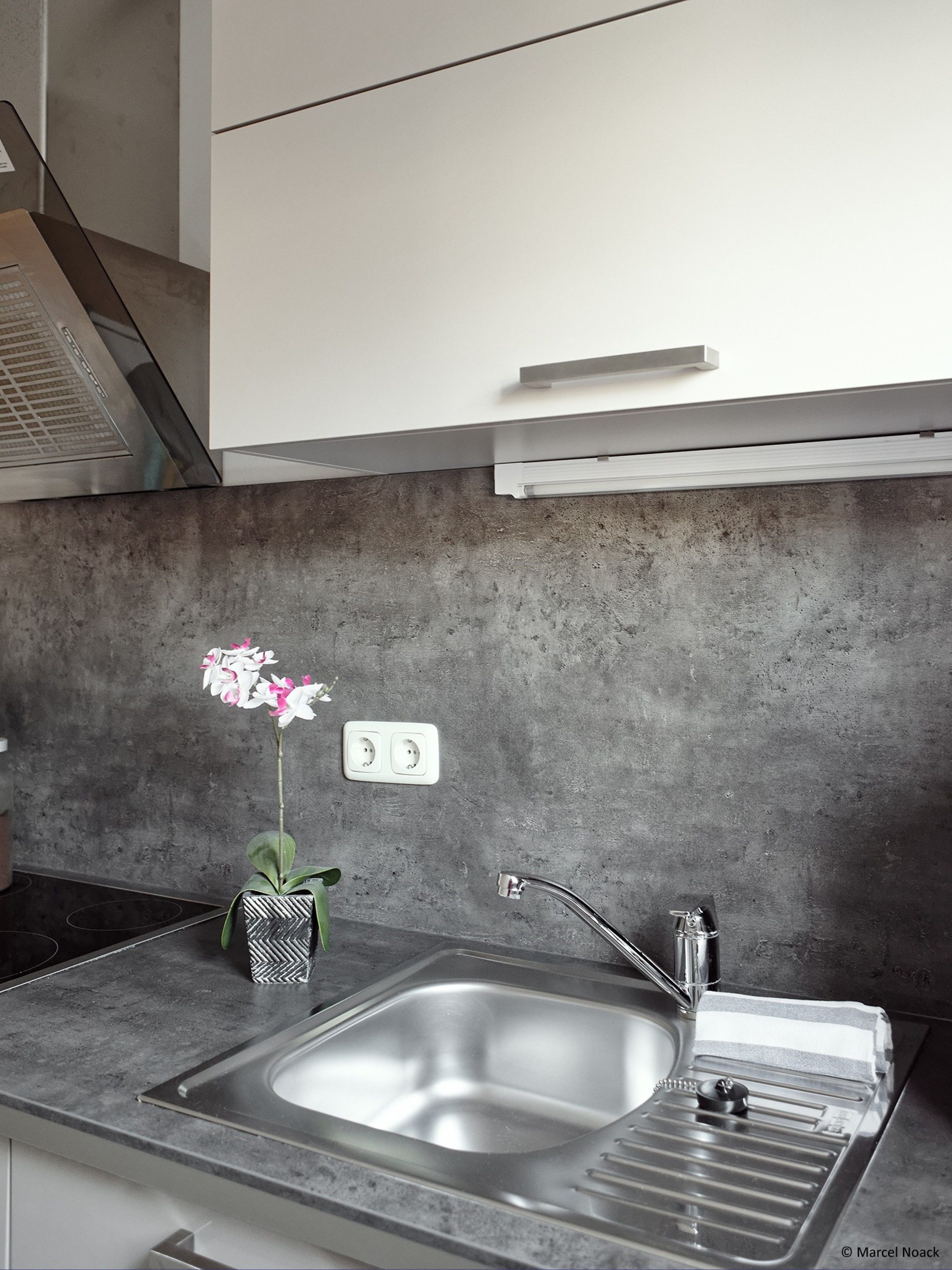 Apartment (11) | Eigene Küche | Kühlschrank, Mikrowelle, Herdplatte, Geschirrspüler