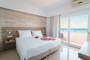 Deluxe-Studio, Meerblick | Hochwertige Bettwaren, Zimmersafe, Schreibtisch, Verdunkelungsvorhänge
