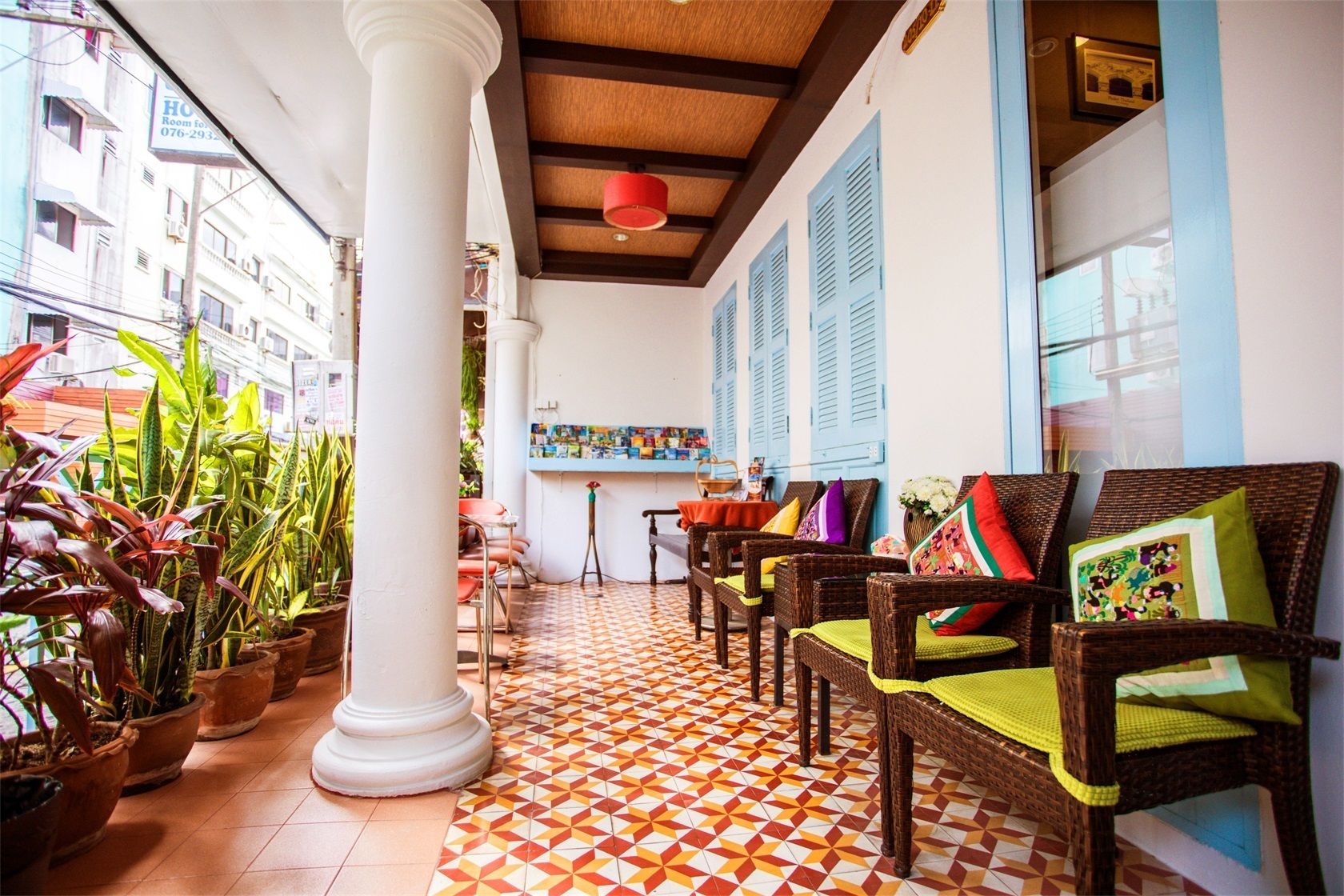 Lobby sitting area