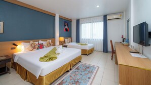 Habitació estàndard | Caixa forta a l'habitació, escriptori, wifi gratuïta i roba de llit 