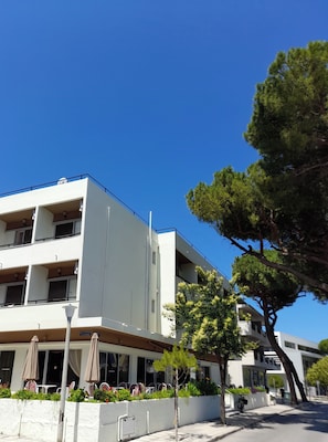Vista frontal de la propiedad