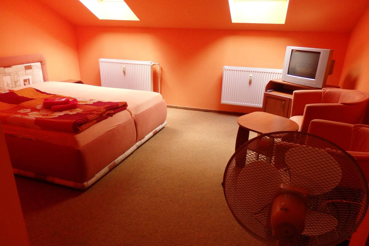 Camera Deluxe con letto matrimoniale o 2 letti singoli | Una scrivania, Wi-Fi gratuito