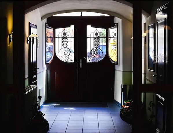 Interior entrance