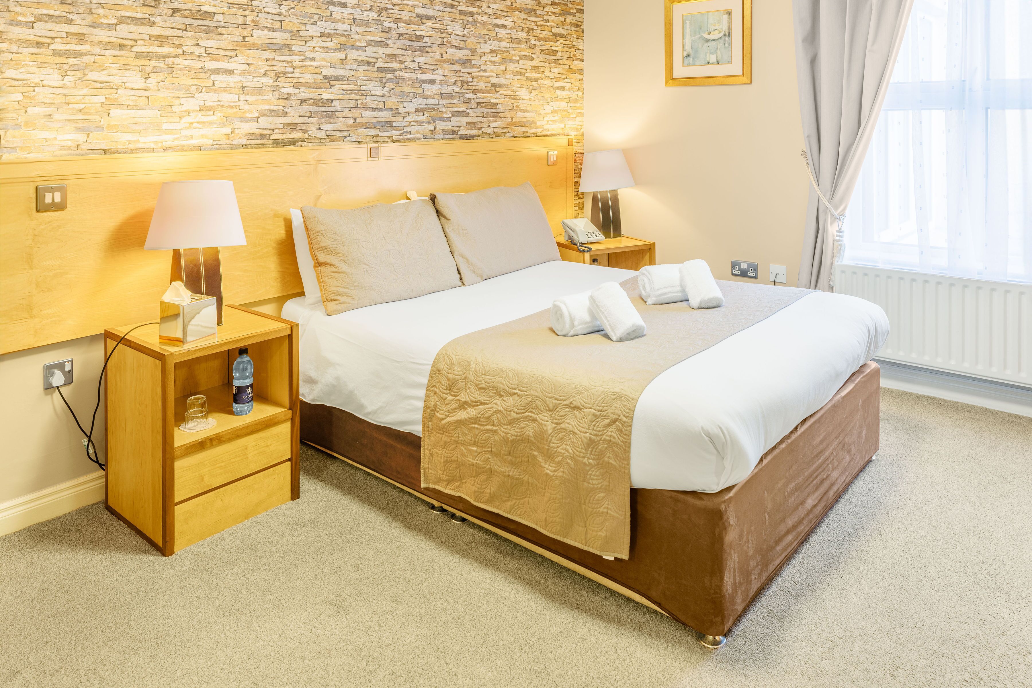 desk, iron/ironing board, free wifi, bed sheets