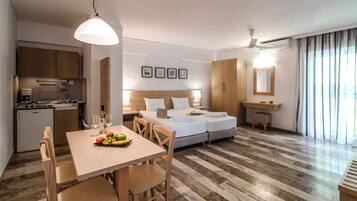 Superior Apartment, 1 Bedroom | Living area | Flat-screen TV