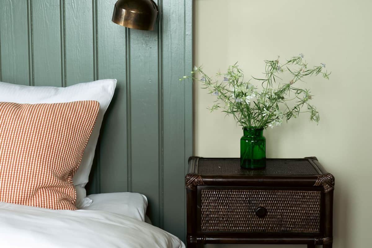 Premium bedding, desk, free WiFi, bed sheets