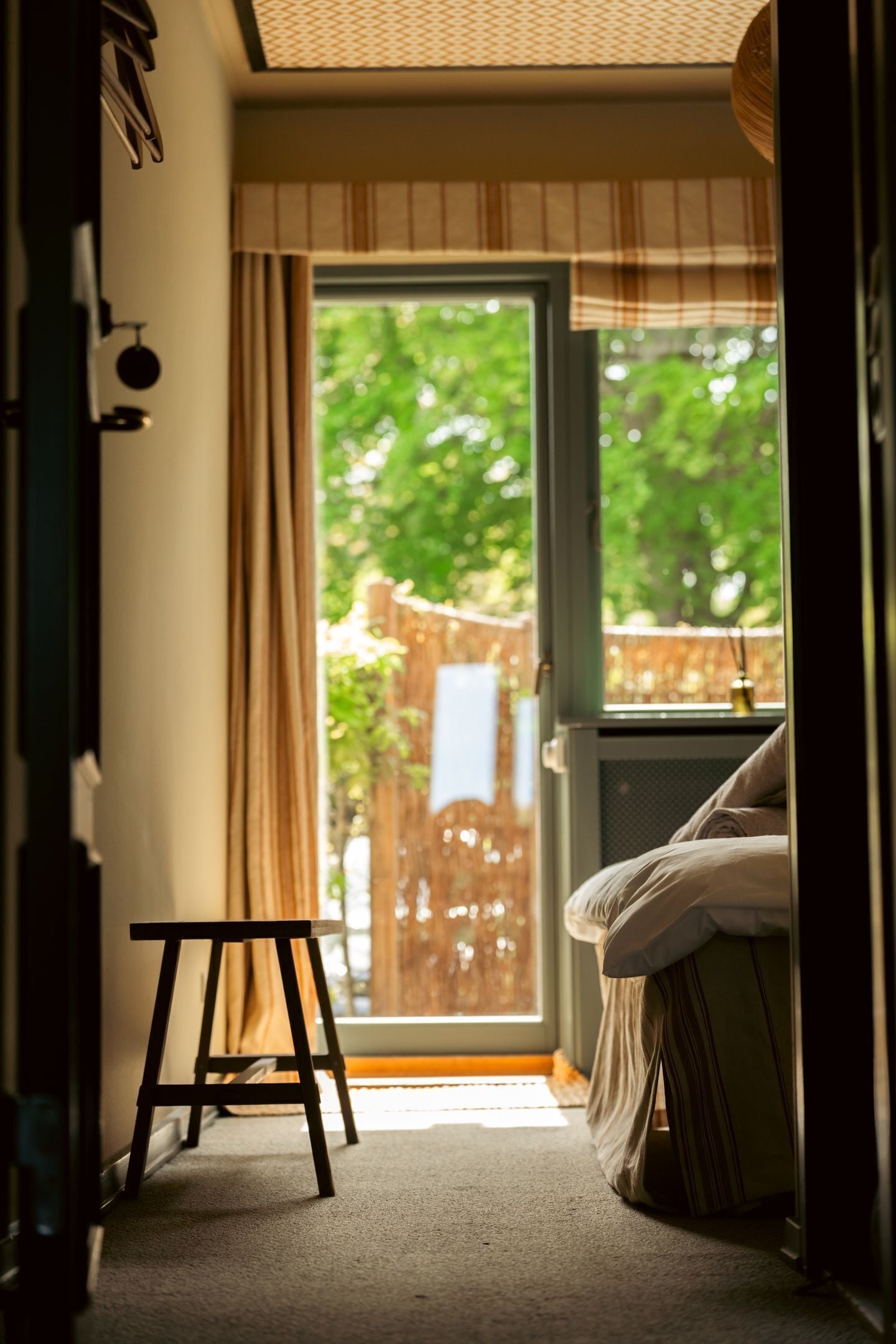 Premium bedding, desk, free WiFi, bed sheets