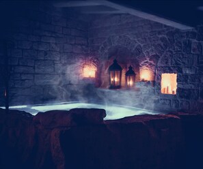 Bồn tắm spa ngoài trời
