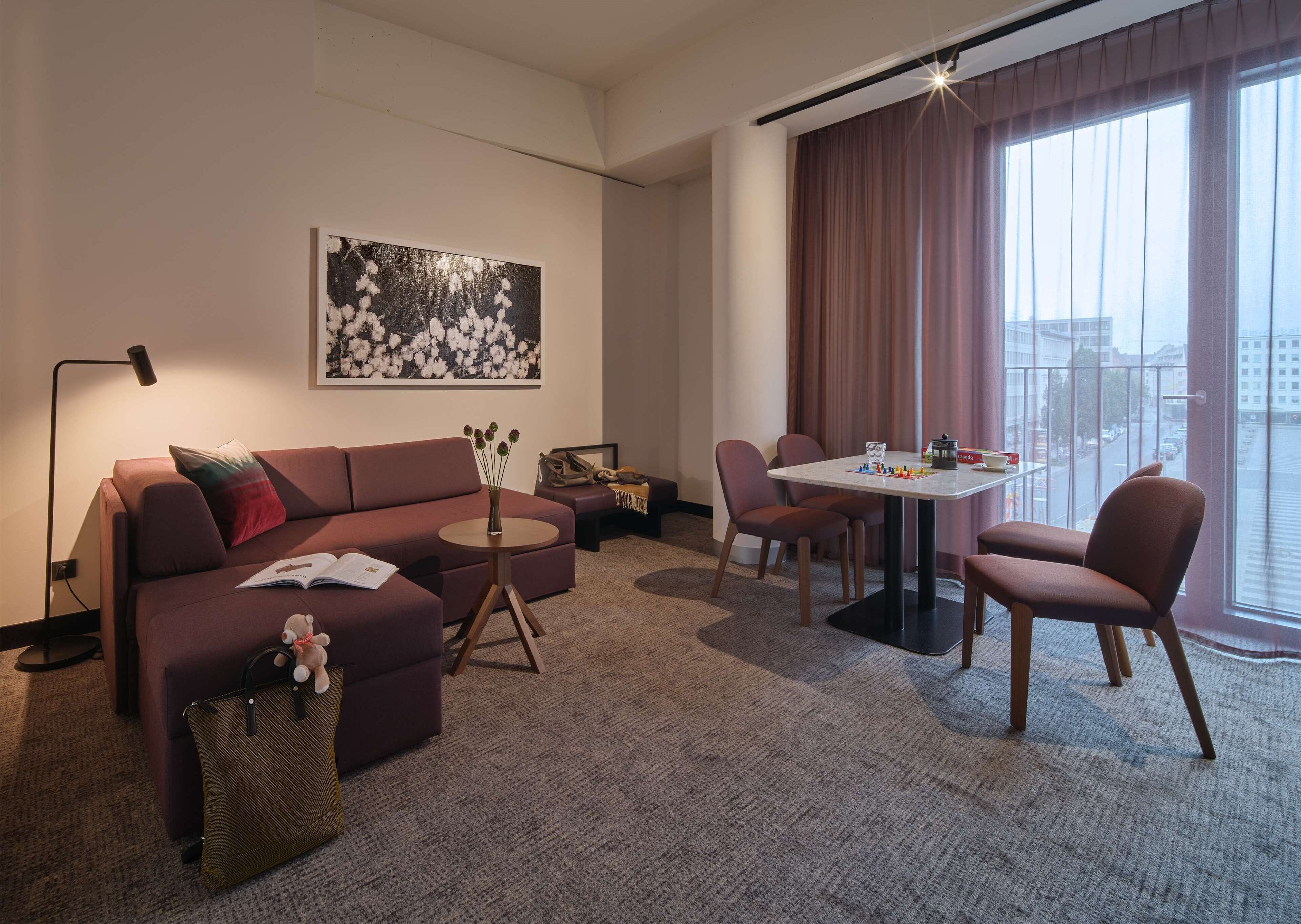 Hypo-allergenic bedding, in-room safe, desk, laptop workspace