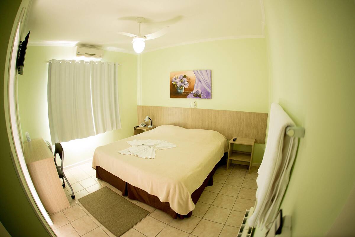 Minibar, desk, iron/ironing board (on request), WiFi (free)
