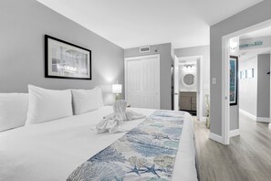 Signature Condo, 1 Bedroom, Balcony, Ocean View | Individually decorated, individually furnished, iron/ironing board - Ocean Forest Plaza (Myrtle Beach)