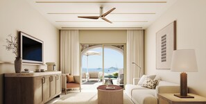 Premium bedding, pillowtop beds, minibar, in-room safe - Parga Beach Resort (Parga)