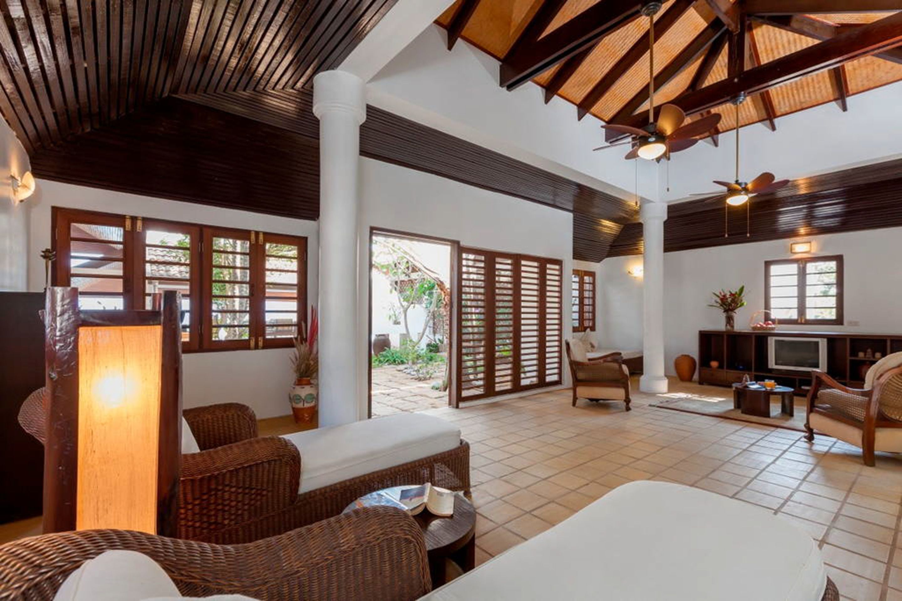 3 Bedrooms Villa | Living room | 50-inch flat-screen TV with satellite channels, TV