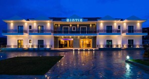 Front of property - evening/night