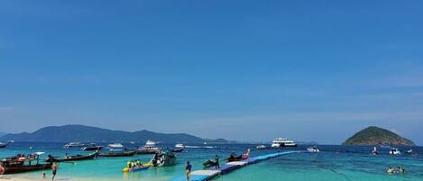 Beach nearby, white sand