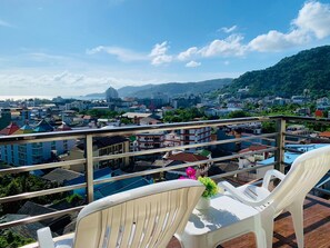 Familjerum - 2 sovrum - kök - havsutsikt | Terrass/Patio