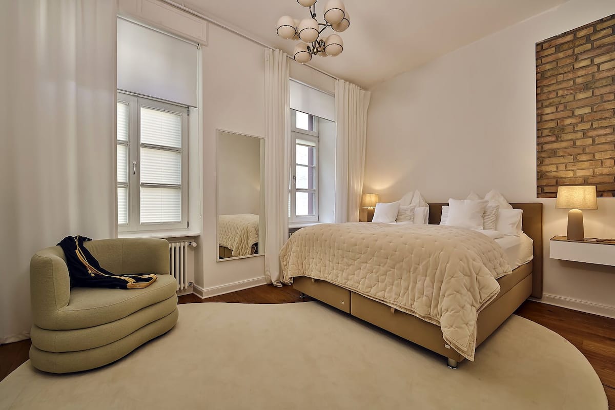 Signature Two-Bedroom Residence | Premium bedding, in-room safe, blackout curtains, soundproofing