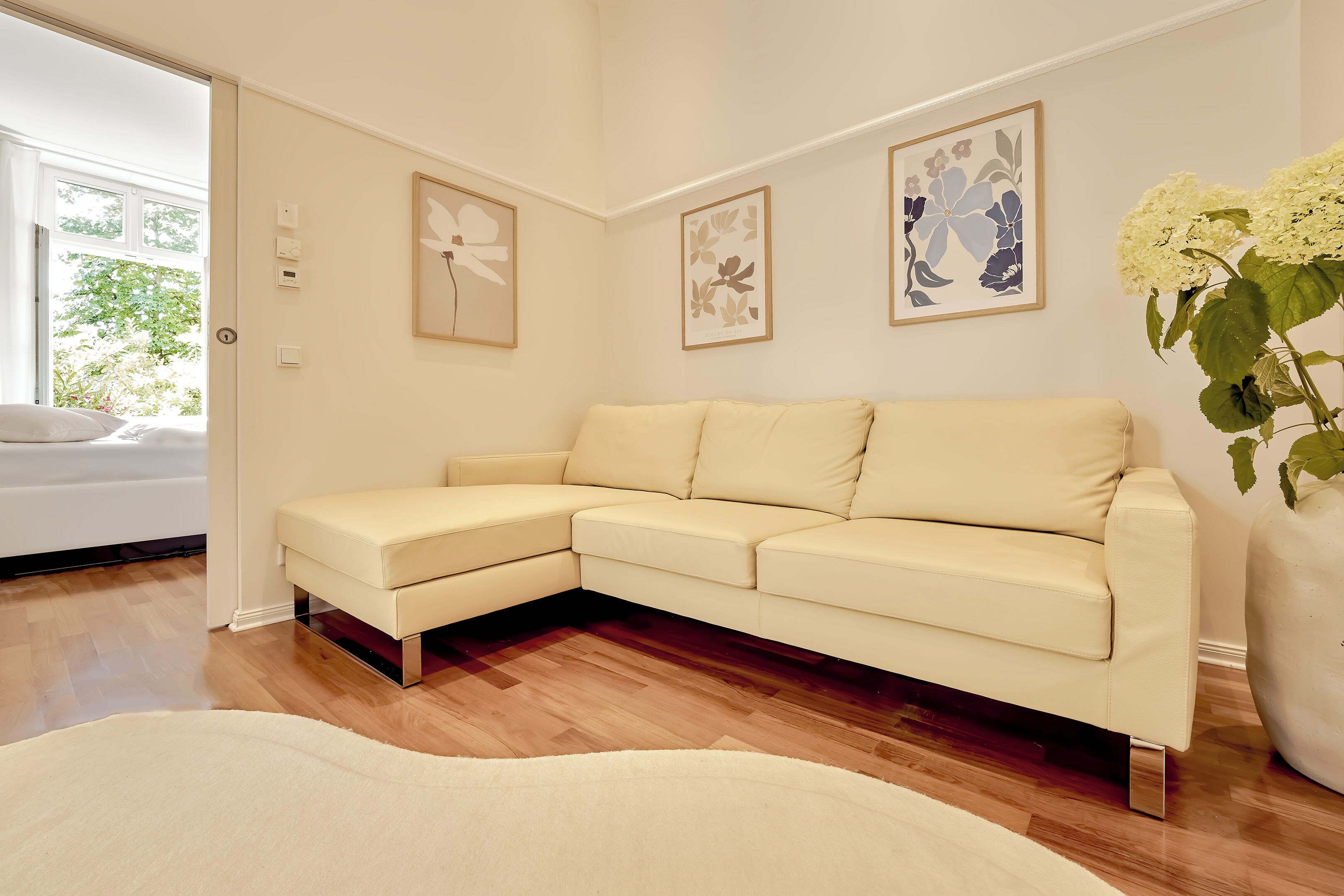 royal suite | living area | 60-inch led tv with satellite channels, tv, netflix