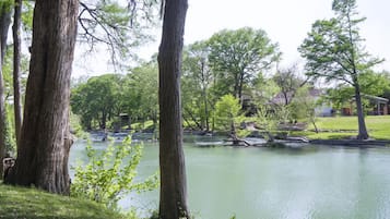 Blick von der Unterkunft