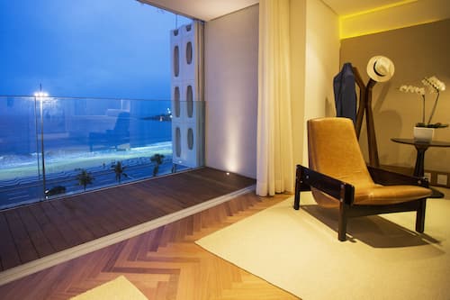 Ocean Emiliano Suite | Sábanas de algodón egipcio, ropa de cama de alta calidad, minibar