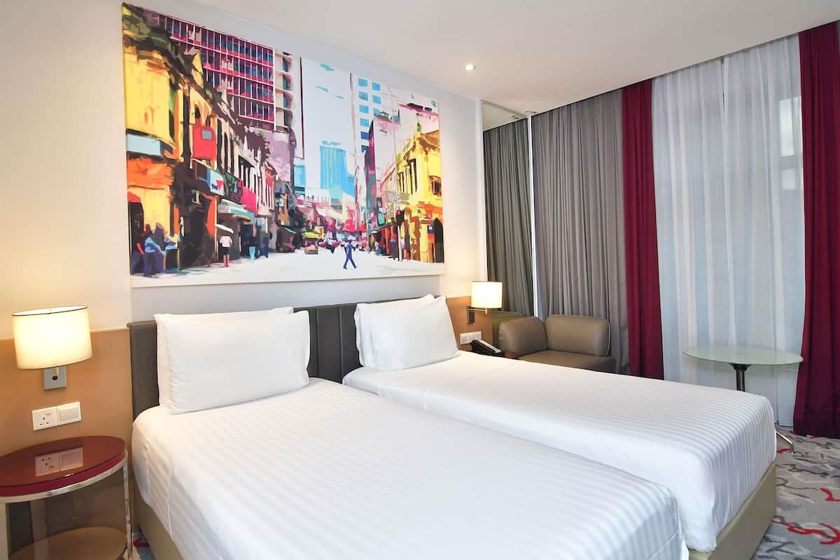 In-room safe, desk, iron/ironing board, free cribs/infant beds