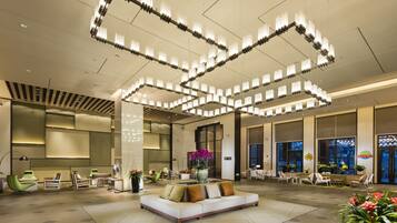 Sala de estar en el lobby