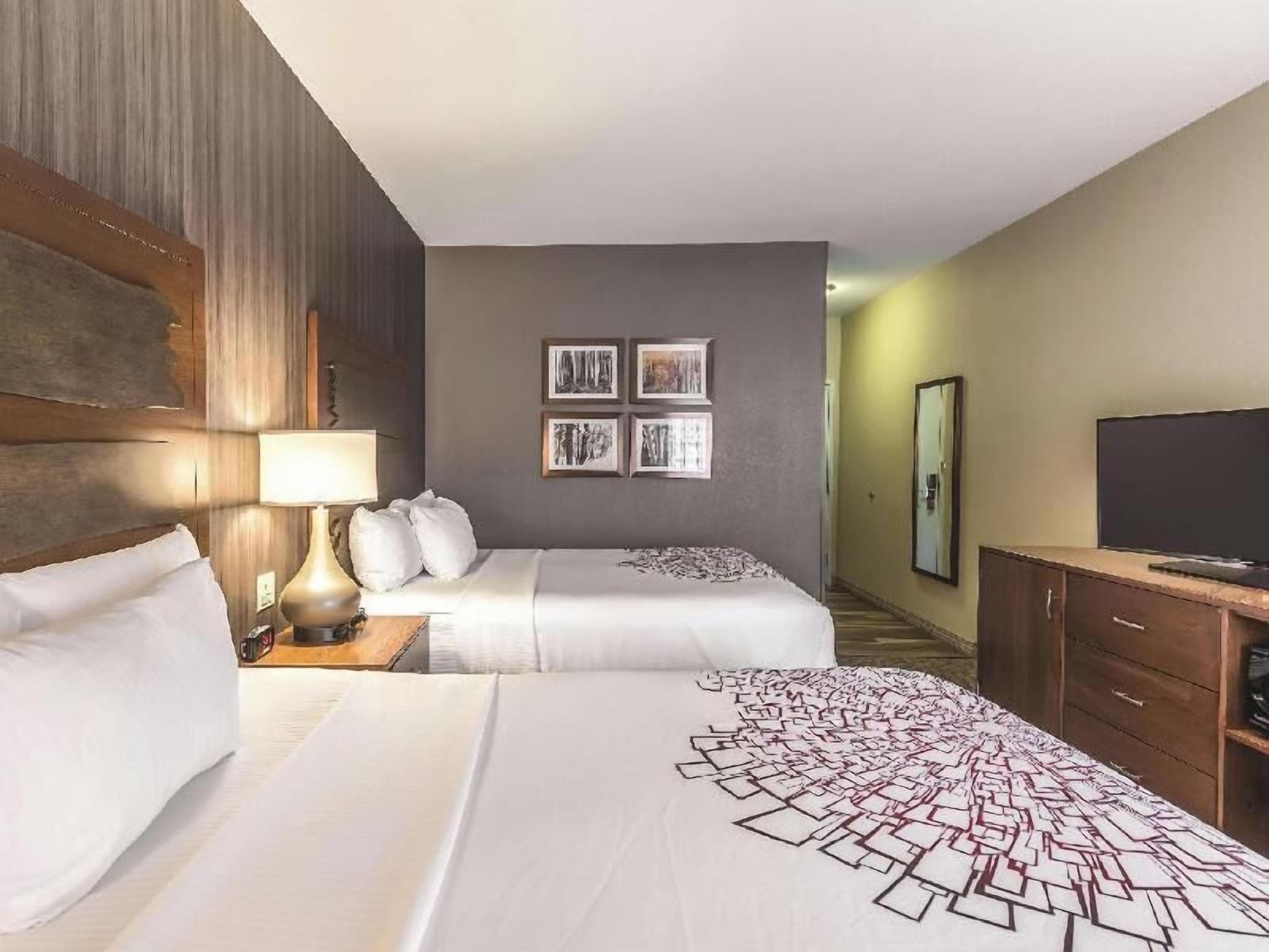 Premium bedding, pillowtop beds, desk, iron/ironing board