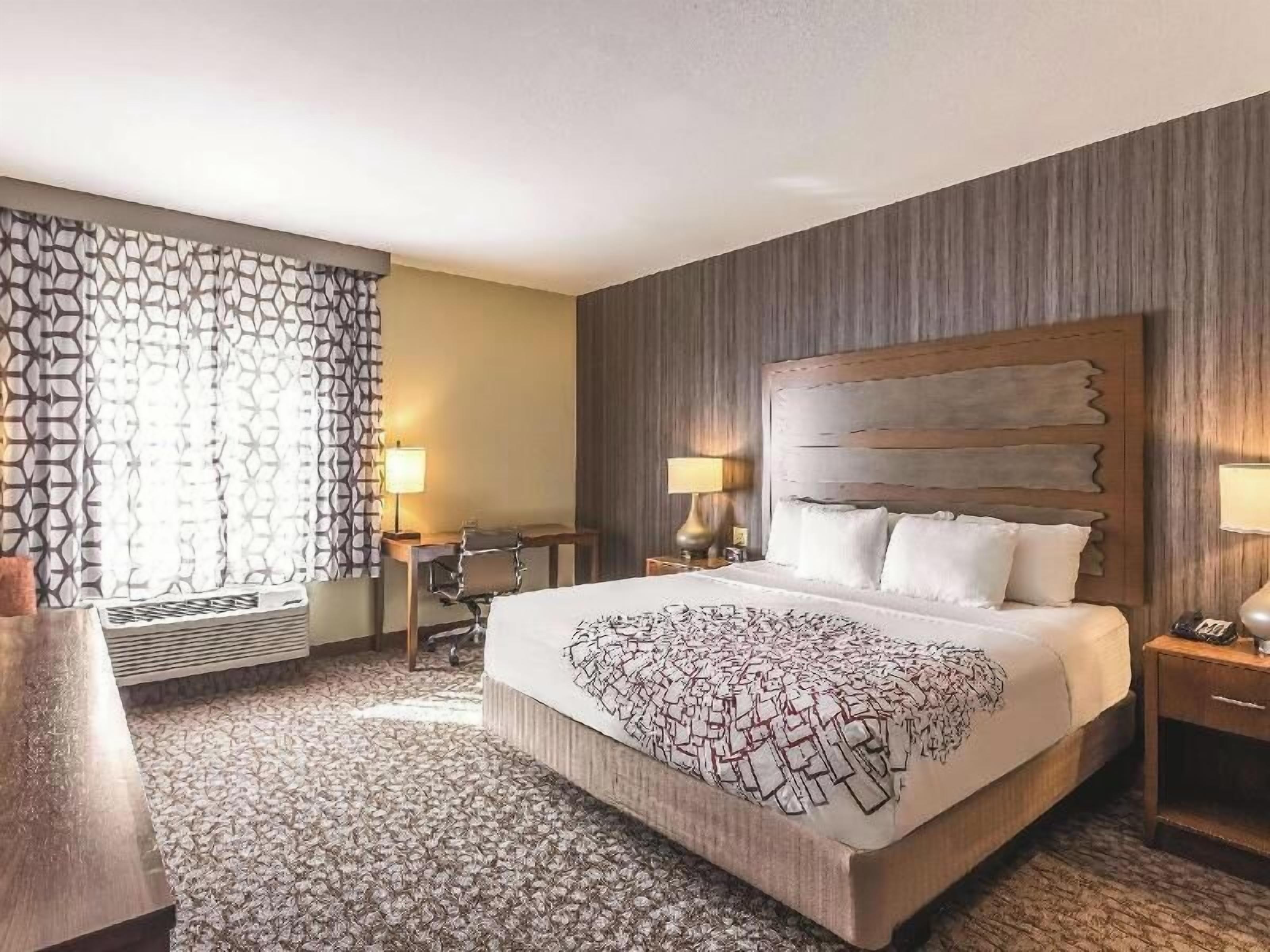 Premium bedding, pillowtop beds, desk, iron/ironing board