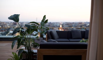 55-inch flat-screen TV with satellite channels, TV at The LINE Hotel DC