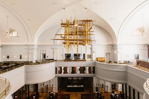 Interior entrance