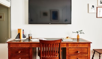 Premium bedding, down comforters, pillowtop beds, minibar at The LINE Hotel DC