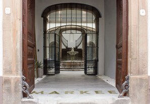Interior entrance