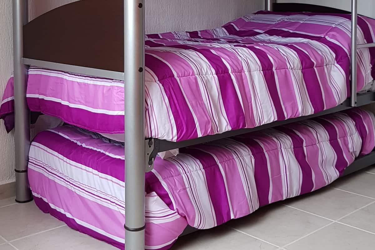 Down duvets, Tempur-Pedic beds, iron/ironing board, free WiFi