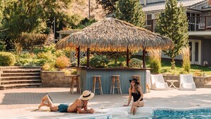 Seasonal outdoor pool, open 9:00 AM to 10:00 PM, sun loungers - Similkameen Wild Resort & Winery (Keremeos)