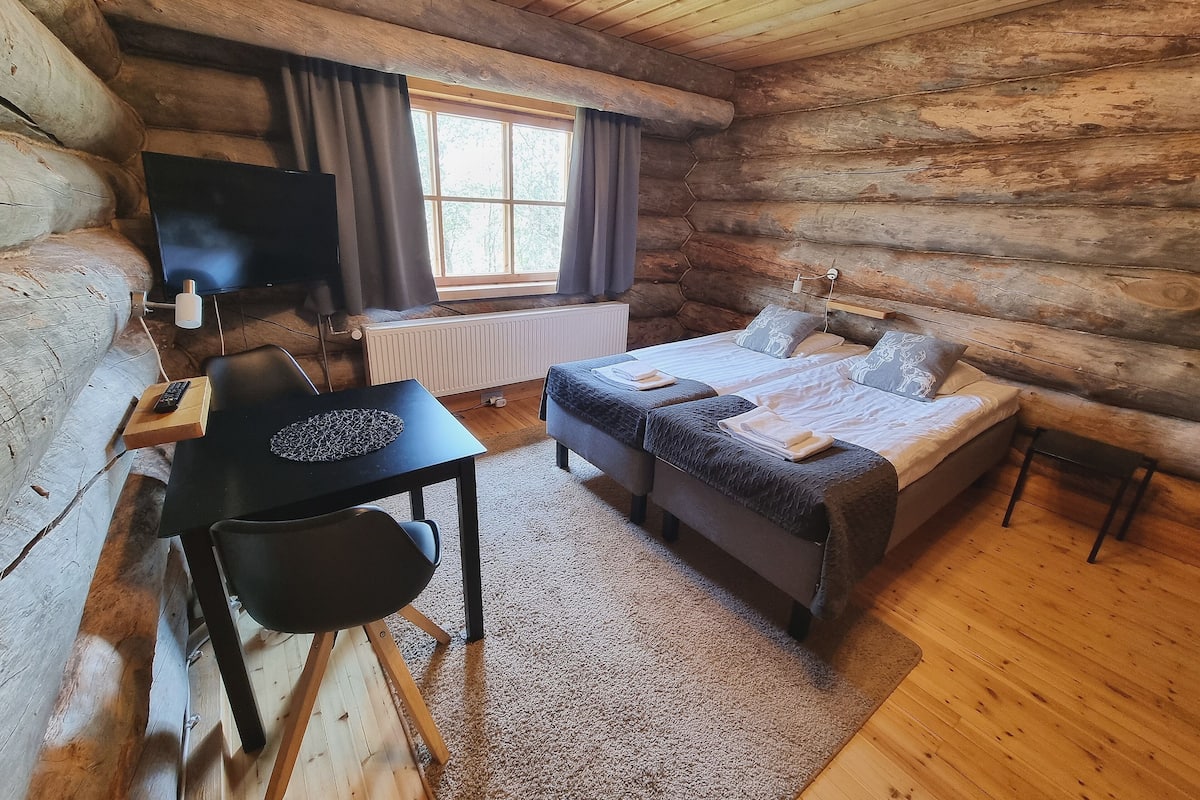 Twin Room with Shared Bathroom -63-Johka | 1 bedroom, free WiFi, bed sheets
