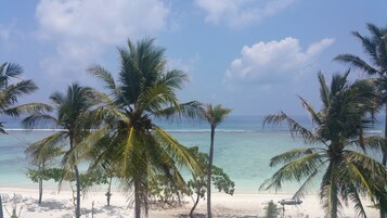 En la playa, buceo