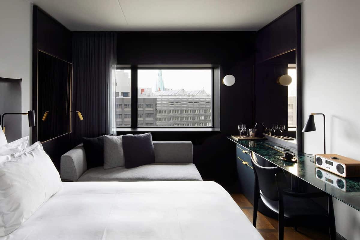 Premium bedding, down duvets, minibar, in-room safe