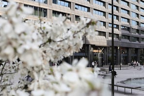 Overnatningsstedets facade