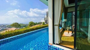 One Bedroom Villa with Private Pool - Full Sea View | Vista dalla camera