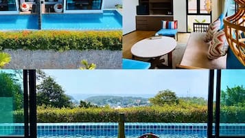 One Bedroom Villa with Private Pool - Full Sea View | Literie de qualité supérieure, minibar, coffres-forts dans les chambres