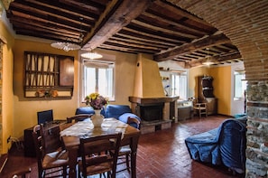 Duplex, 3 Bedrooms (Casa Chioi) | Living area | Flat-screen TV - Agriturismo Chioi (Barga)